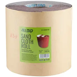 Наждачний папір Alloid Building Tools на тканинній основі 200 мм х 50м зерно 150 (SP-20050150) - мініатюра 3