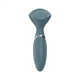 Вібромасажер Satisfyer Mini Wand-er, 16х6 см (сірий) - мініатюра 7