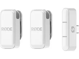 Мікрофонна радіосистема для смартфона Rode Wireless Micro USB-C White
