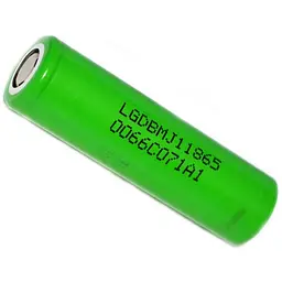 Li-ion акумулятор LG INR18650MJ1 3500 mAh 3,7 V без захисту (промисловий) з струмом розряду до 20A. - мініатюра 2