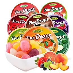 Льодяники Woogie Fine Drops зі смаком малини 175г - мініатюра 7