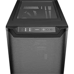 Корпус be quiet Pure Base 501, Airflow Black, Midi Tower, без БЖ, RGB, для ATX, Micro ATX, Mini ITX, Type-C, 2xUSB 3.2, макс. CPU-178 мм/VGA-368 мм, 2x140 мм Pure Wings 3, бічна панель із загартованого скла BGW74 - мініатюра 2