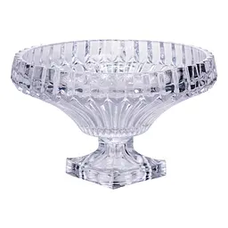 Фруктовниця скляна на ніжці Ø29 см Прозорий Yiwu HP-19-139RB