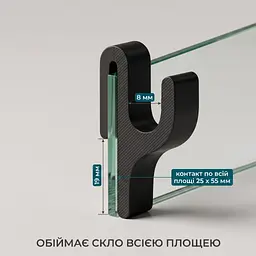 Гачок для рушника на душове скло - мініатюра 8