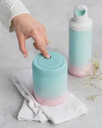 Термоконтейнер для їжі Kambukka Bora Neon Mint, 600 мл, м'ятний (11-06006) - мініатюра 13