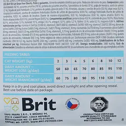 Сухий корм Brit GF Veterinary Diets Cat Obesity 2 кг сухий лікувальний корм для котів - мініатюра 6