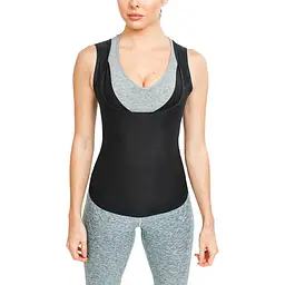 Жіноча термомайка Sweat Shaper з ефектом сауни XL/XXL, чорна - мініатюра 7
