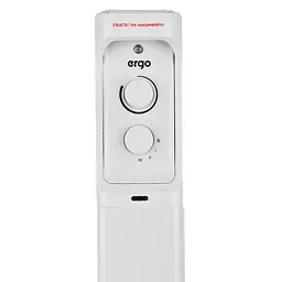 Масляный обогреватель радиатор ERGO HO222009, 9 ребер, 3 уровня мощности 800/1200/2000Вт - мініатюра 7