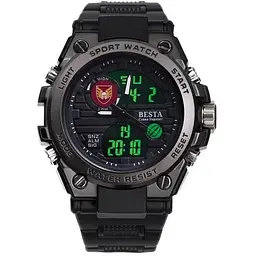 Наручний годинник чоловічий Besta Tattoo Black (2989)