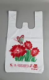 Пакети Майка п/е (25*45) "Квіти" Комсерв (250 шт.)