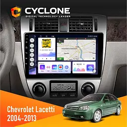 Штатна магнітола Chevrolet Lacetti 2004-2013 Climate Cyclone C10-011 4x64, DSP Cyclone (НФ-00005225)