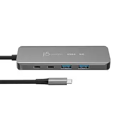 USB-Хаб j5create JCH453-N, USB Type-C 5-в-1 (JCH453-N) - мініатюра 4