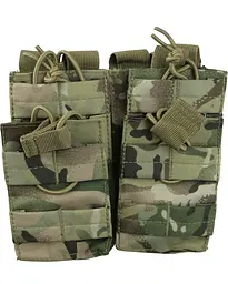 Підсумок під магазини АК Kombat UK Double DUO Mag Pouch Мультикам (1000-kb-ddmp-btp) - мініатюра 2