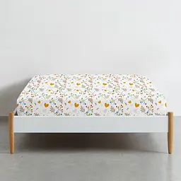 Простирадло Cosas на резинці 90х200 bush orange, помаранчевий (BushOrange_90x200x20) - мініатюра 2