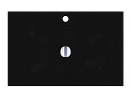 Умивальник Miraggio JESSEL 700 BLACK (8813466) Mirasoft, Матовий, Накладний/Врізний, Чорний - мініатюра 3