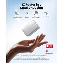 Павербанк Anker Black 10 000 mAh / 45 Вт (A1638H11) - мініатюра 6