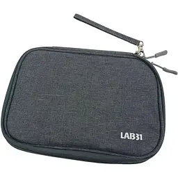 Чохол для кабелів та зарядних пристроїв LAB31 24х18х2.5 см Темно-сІрий (8718964194506)