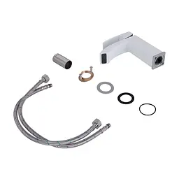 Змішувач для раковини Qtap Swan Cascada QTSWA270CRW45568 Chrome/White - мініатюра 4