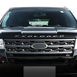 Емблема напис EXPLORER для Ford матове срібло 350х20 мм пластик (на скотчі) - мініатюра 3
