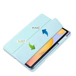 Чохол-книжка BeCover Soft Edge з кріпленням для стілусу для Samsung Galaxy Tab S6 Lite -2024 10.4" P620/P625/P627 Light Blue (710841) - мініатюра 5