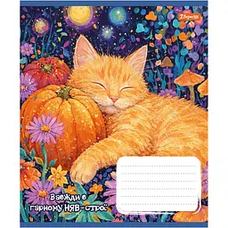 Набір зошитів 1 Вересня Sunny cat А5 18 аркушів у лінію 25 шт. (768772) - мініатюра 2