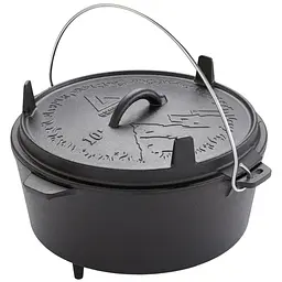 Казан з кришкою Groenberg Askja Pot 33 cm/10 L Black (266018)