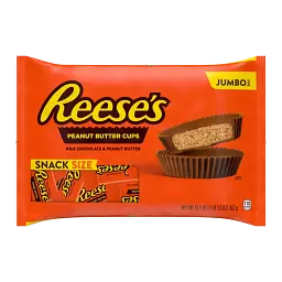 Цукерки Reese's Milk Chocolate Peanut Butter Cups Snack Size 552 г