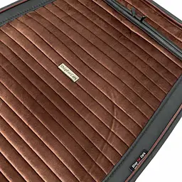 Накидки для сидінь Алькантара Napoli Premium Коричневі комплект - мініатюра 7