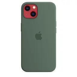 Чохол Silicone Case з MagSafe для Apple iPhone 13 (6.1) (Eucalyptus) ААА [69875] - мініатюра 4