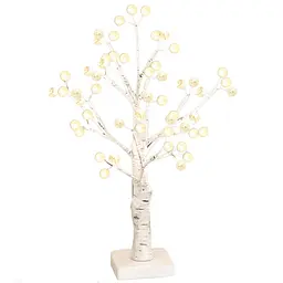 Дерево світлодіодне MBM My Home на підставці 45 см біле (DH-LAMP-04 WHITE)