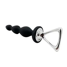 Анальний ланцюжок Adrien Lastic Arrow II 20 см (чорний) - мініатюра 3