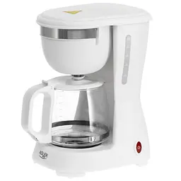 Кавоварка крапельного типу Adler AD 4381 White - мініатюра 2