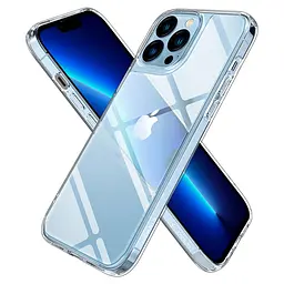 Чохол прозорий протиударний Spigen Quartz Hybrid ACS03214 для iPhone 13 Pro Max (6.7") Crystal Clear - мініатюра 5