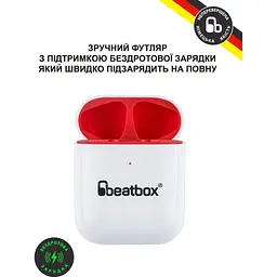 Навушники BeatBox PODS AIR 2 Wireless Charging White-Red (bbpair2wcwr) - мініатюра 4