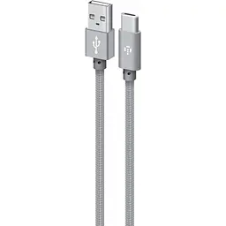 Дата кабель USB 2.0 AM to Type-C 1.0m CBGNYT1 grey Intaleo (1283126489136)