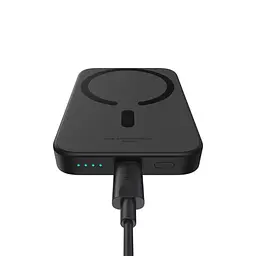 Зовнішній акумулятор Baseus Magnetic Mini Air Wireless Fast Charge Power Bank 6000mAh 20W Cluster Black(With Simple Series Charging Cable Type-C to (P10059002113-00) - мініатюра 9