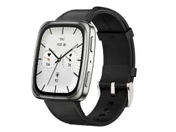 Смарт-годинник Amazfit Active 2S Premium (Active 2 Square) Чорний шкіряний ремінець (W2440GL3N) - мініатюра 3