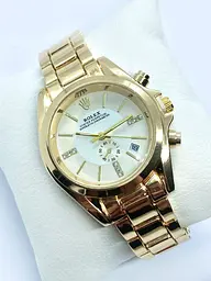 Наручний годинник жіночий Clockhouse Rolex Золотистий (IBW900YO) - мініатюра 5