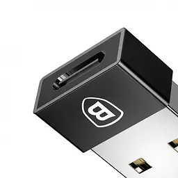 Перехідник адаптер Baseus Exquisite USB to Type-C CATJQ-A01 - мініатюра 3