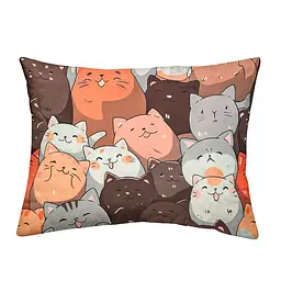 Наволочка Love You Мрійливі котики бязь 50x70 см (7586)