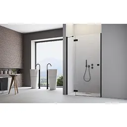 Душові двері Radaway Essenza New Black DWJ 100x200 скло прозоре, ліві (385014-54-01L) - мініатюра 8
