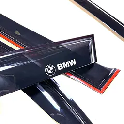 Дефлектори вікон вітровики для Bmw 3 (E46) 1998-2005 Скотч 3M Voron Glass - мініатюра 3