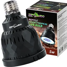 Лампа LED Repti-Zoo Desert and Tropical UVB 5.0 UVB 10.0 5W для тераріумів (LEDU04) - мініатюра 1