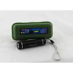 Ліхтарик ручний X-BALOG BL-517, акумуляторний, міні, USB заряджання, алюмінієвий корпус, 3 режими, бризкозахист