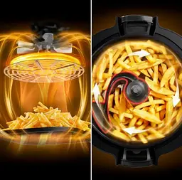 Аерофритюрниця Tefal 2в1 Multicook Actifry MY741CF1, 6 л Чорний 1334Вт - мініатюра 5