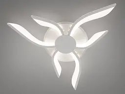 Світильник LED Diasha 2481/3+3WH, 52W, 3200K-6500K, білий метал, сучасний стиль для дому - мініатюра 4