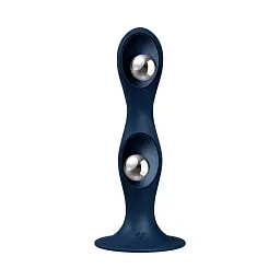 Фалоімітатор Satisfyer Double Ball-R 17.7 см синій - мініатюра 2