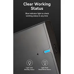 Зовнішня кишеня Vention 2.5" HDD/SSD USB 3.0 Micro-B Black (KPAB0) - мініатюра 8