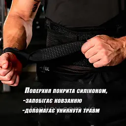 Спортивні Лямки для Тяги BraveU з неопреновою підкладкою та антиковзним шаром, спортивні ремені для штанги, залу, фітнесу - мініатюра 6