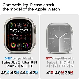 Ремінець Spigen Modern Fit для Apple Watch 42/44/45/49mm Silver (062MP25404) - мініатюра 6